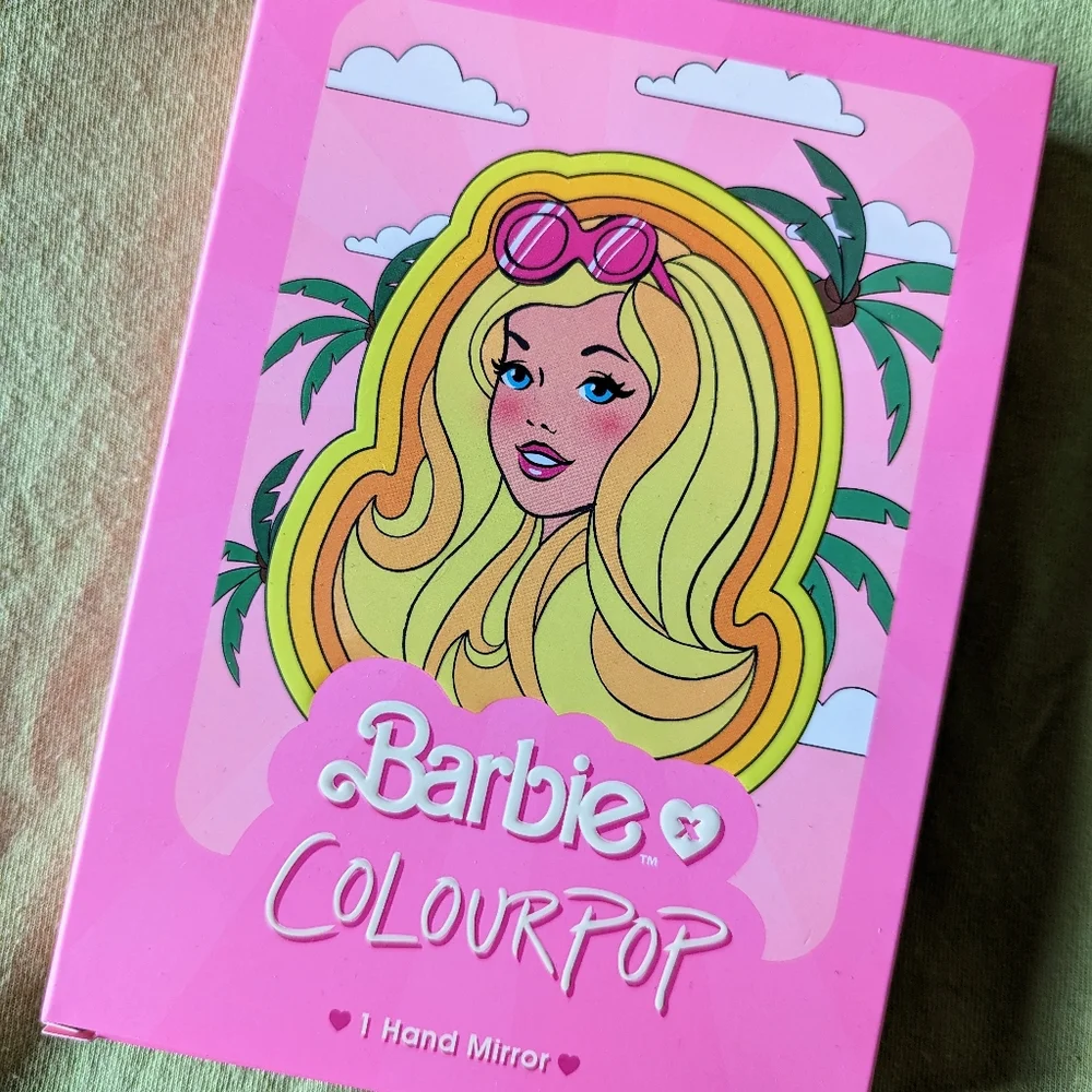 BNIB ColourPop x Barbie Hand Mirror - Picture 2 of 3